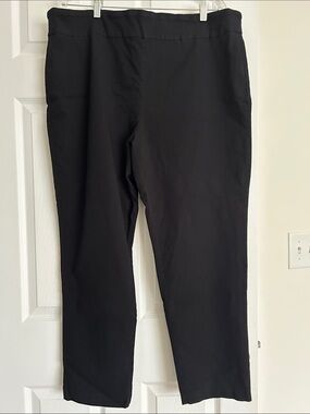 Avenue Black Stretch Chinos